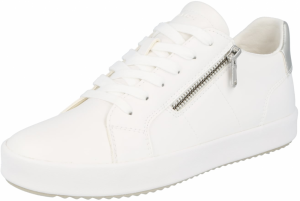 GEOX Nízke tenisky 'BLOMIEE'  strieborná / biela