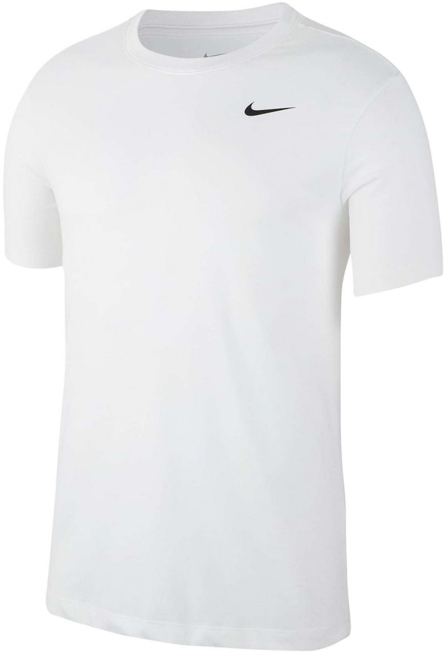 NIKE Funkčné tričko  čierna / biela