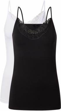 Vero Moda Tall Top 'Inge'  čierna / biela