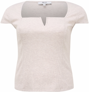 ABOUT YOU Curvy Tričko 'Nanni'  krémová