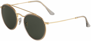 Ray-Ban Slnečné okuliare  ružové zlato / čierna