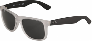 Ray-Ban Slnečné okuliare 'Justin'  čierna / priehľadná