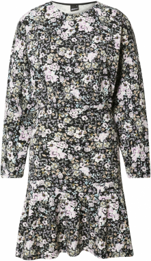 Gina Tricot Šaty 'Ellen'  kaki / pastelovo fialová / svetlofialová / čierna / biela