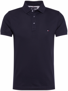 TOMMY HILFIGER Tričko  námornícka modrá / ohnivo červená / biela