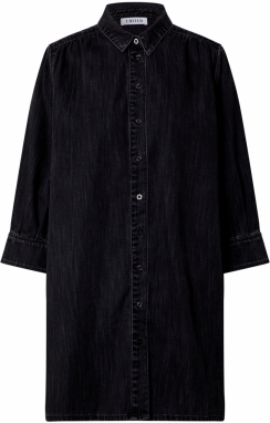 EDITED Košeľové šaty 'Siena'  čierny denim
