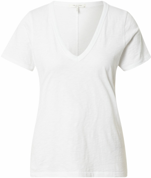 rag & bone Tričko 'The Slub V'  biela