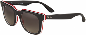 Ray-Ban Slnečné okuliare '0RB4368'  červená / čierna / biela