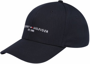 TOMMY HILFIGER Čiapka  tmavomodrá / ohnivo červená / biela