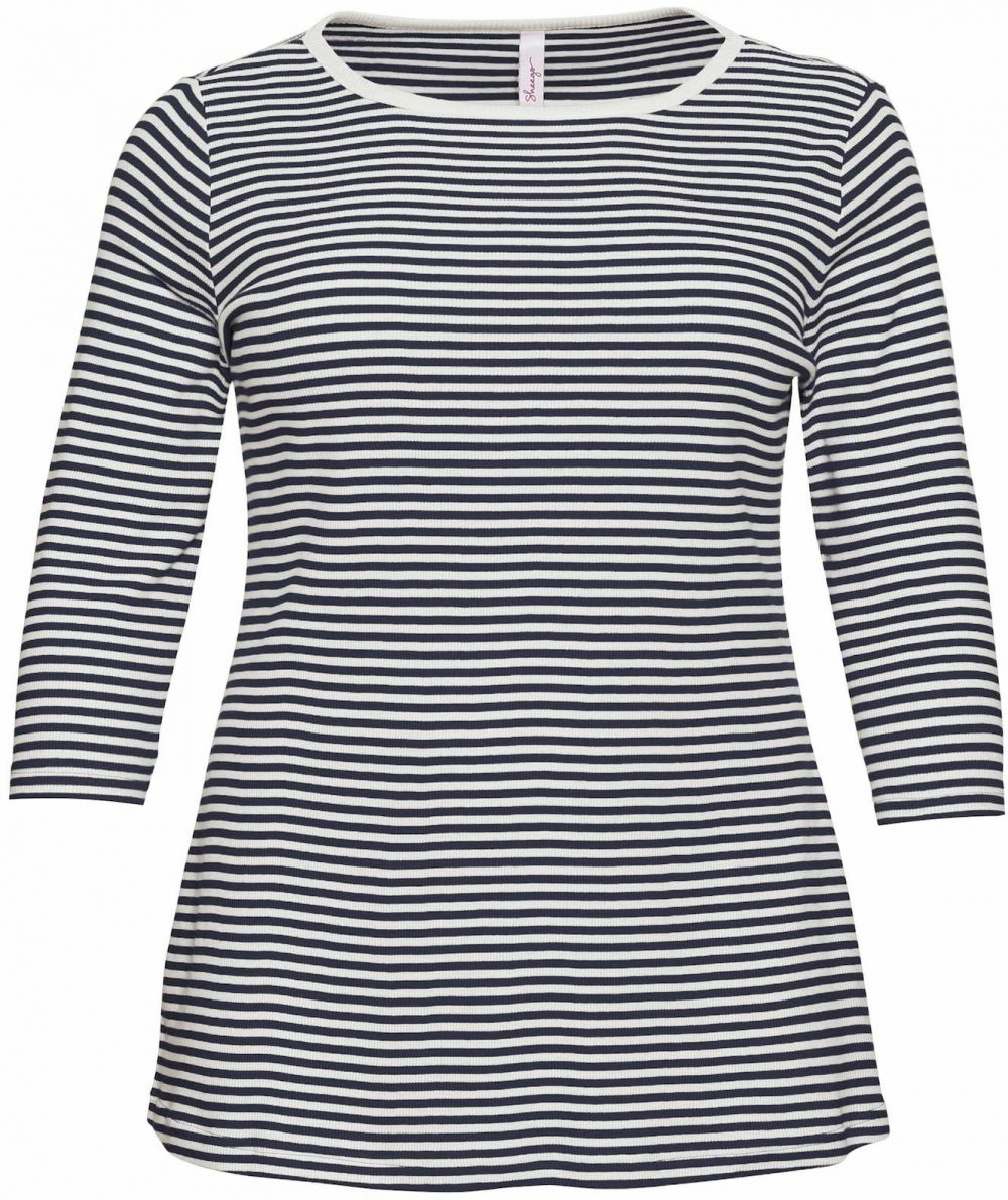 SHEEGO Tričko  námornícka modrá / biela