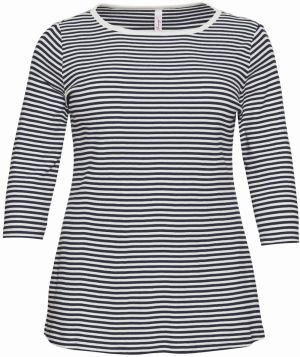 SHEEGO Tričko  námornícka modrá / biela