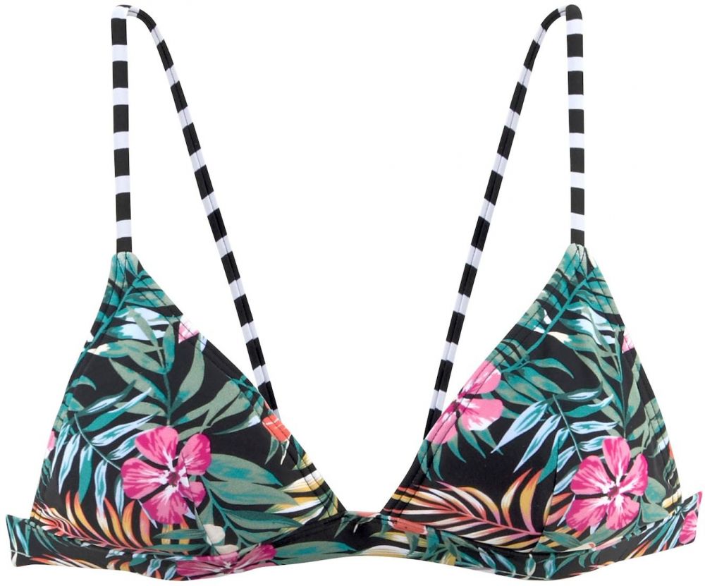 VENICE BEACH Bikinový top  zmiešané farby / čierna / biela