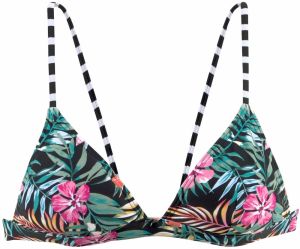 VENICE BEACH Bikinový top  zmiešané farby / čierna / biela