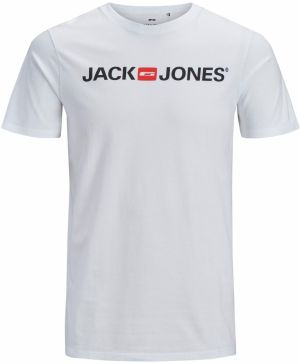 Jack & Jones Plus Tričko  námornícka modrá / grenadínová / biela