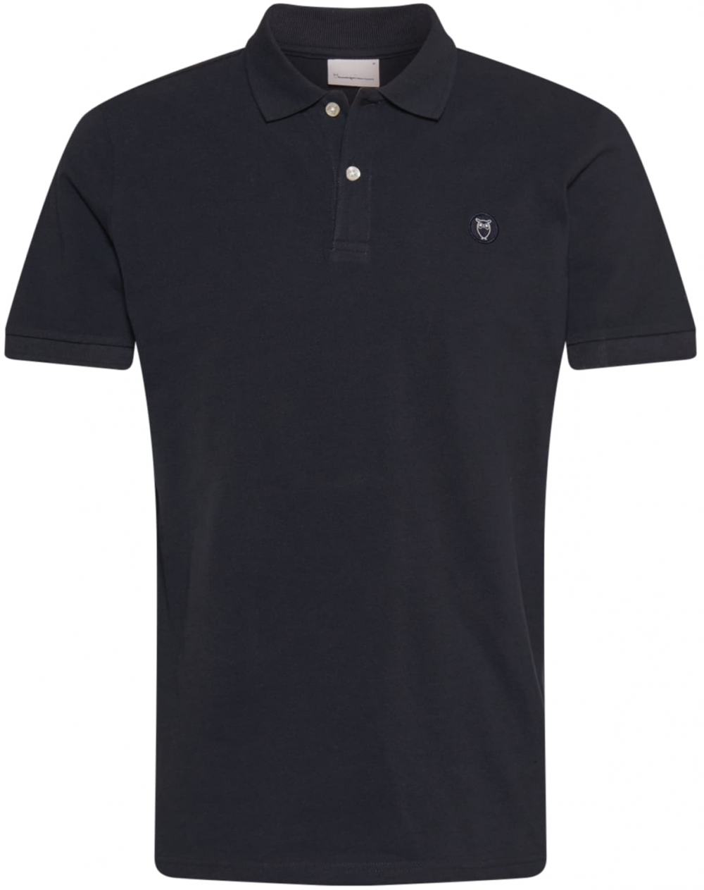 KnowledgeCotton Apparel Tričko 'Rowan'  námornícka modrá / biela