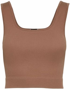 VERO MODA Top  svetlohnedá