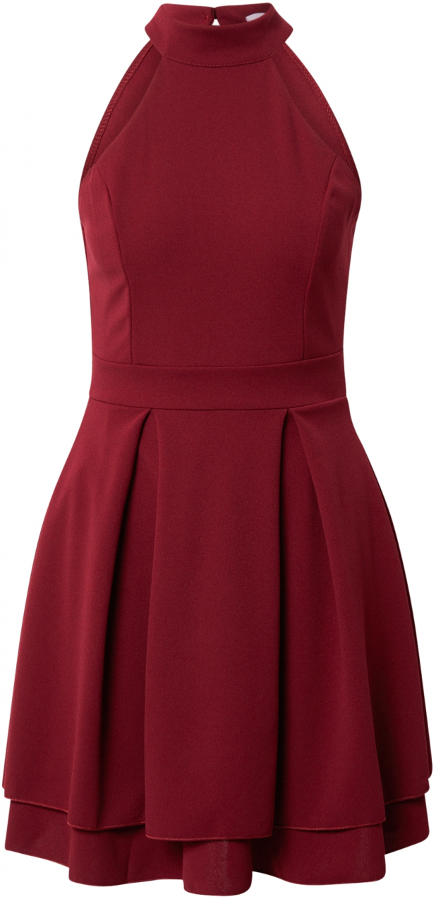 WAL G. Šaty  vínovo červená