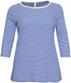 SHEEGO Tričko  kráľovská modrá / biela