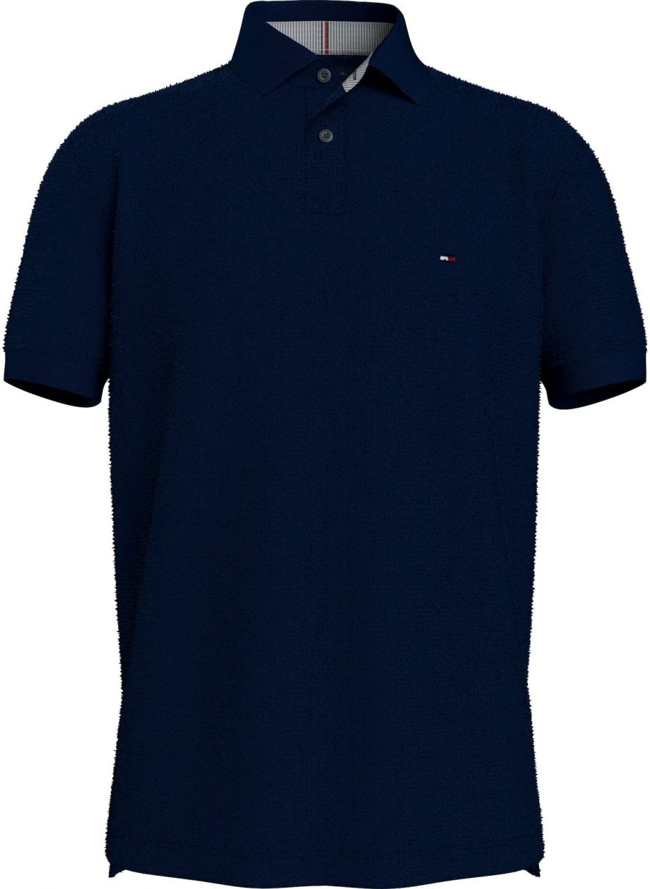TOMMY HILFIGER Tričko  tmavomodrá / červená / biela