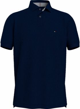 TOMMY HILFIGER Tričko  tmavomodrá / červená / biela