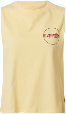LEVI'S ® Top  pastelovo žltá / svetločervená / čierna