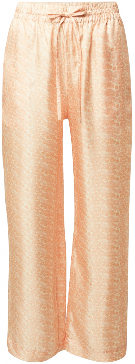 NUÉ NOTES Nohavice 'CAROLA'  béžová / pastelovo oranžová / ružová