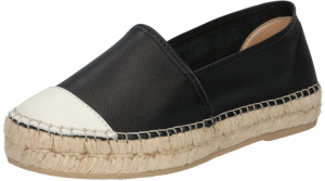 MACARENA Espadrilky 'Elisa'  čierna / biela