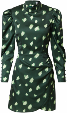 GLAMOROUS Šaty  smaragdová / svetlozelená
