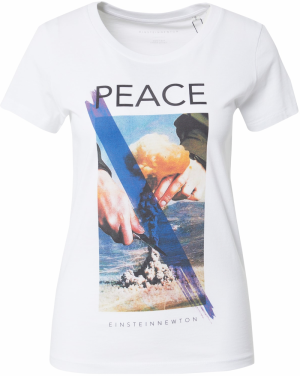 EINSTEIN & NEWTON Tričko 'Peace'  zmiešané farby / biela