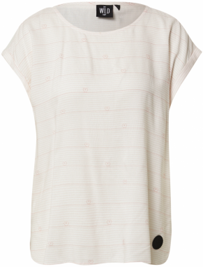 WLD Tričko 'WINE OF LOVE'  ružová / biela