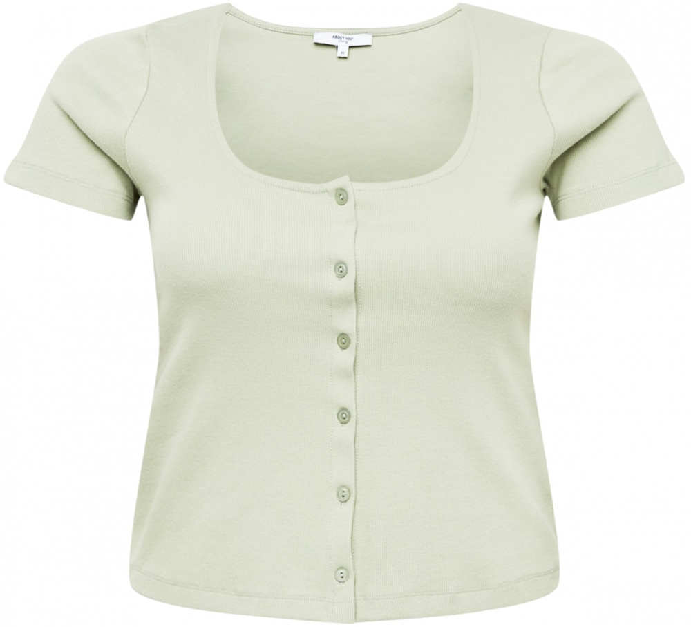 ABOUT YOU Curvy Tričko 'Samara'  mätová
