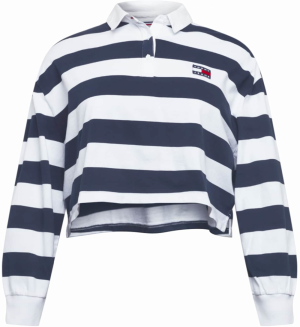 Tommy Jeans Curve Tričko  námornícka modrá / červená / biela