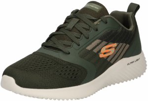 SKECHERS Nízke tenisky 'BOUNDER VERKONA'  olivová / oranžová