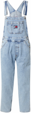 Tommy Jeans Rifle na traky  modrá denim