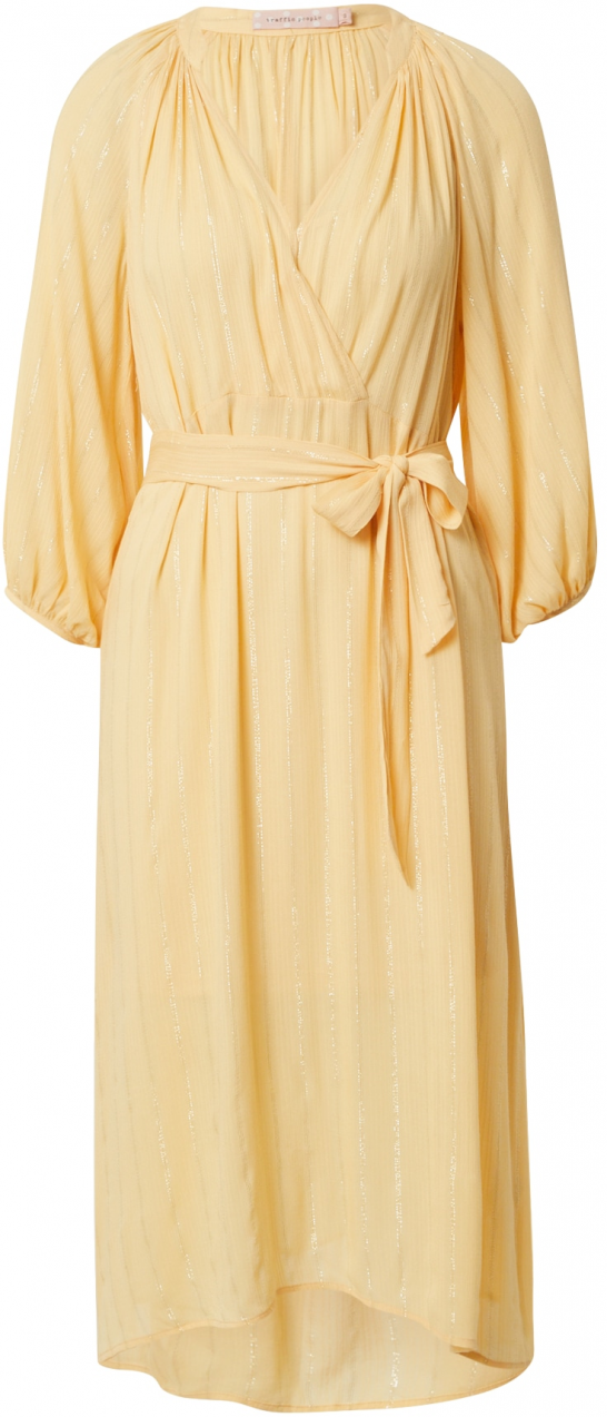 Traffic People Šaty  pastelovo žltá