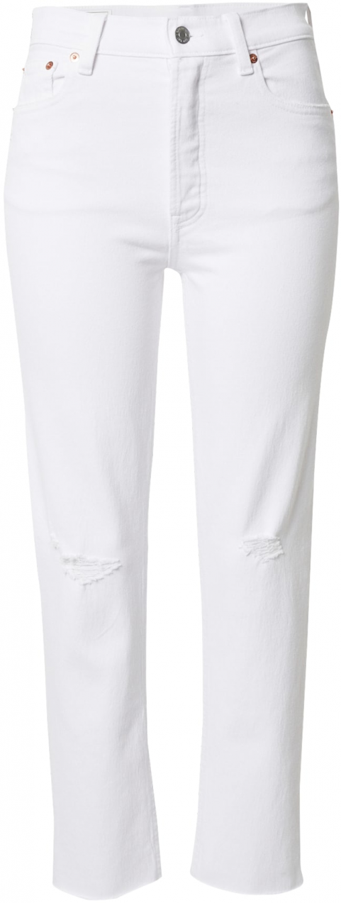 GAP Džínsy  biely denim