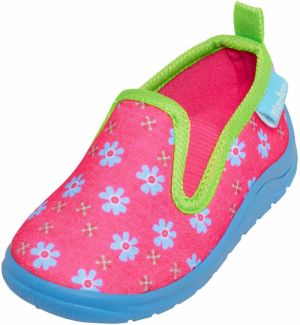 PLAYSHOES Papuče  nebesky modrá / limetová / ružová