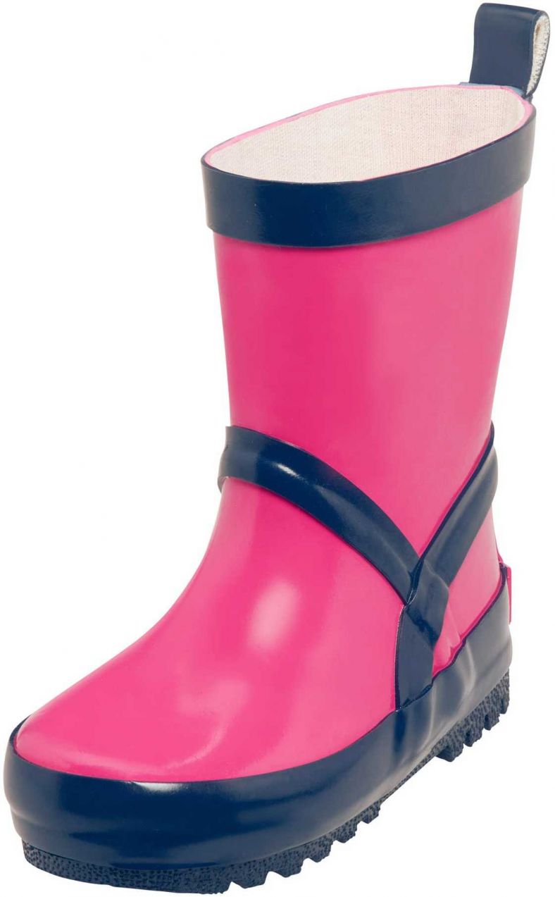 Detská obuv - Chlapčenská obuv - Ružová - PLAYSHOES Gumáky  námornícka modrá / ružová PLAYSHOES Gumáky  námornícka modrá / ružová