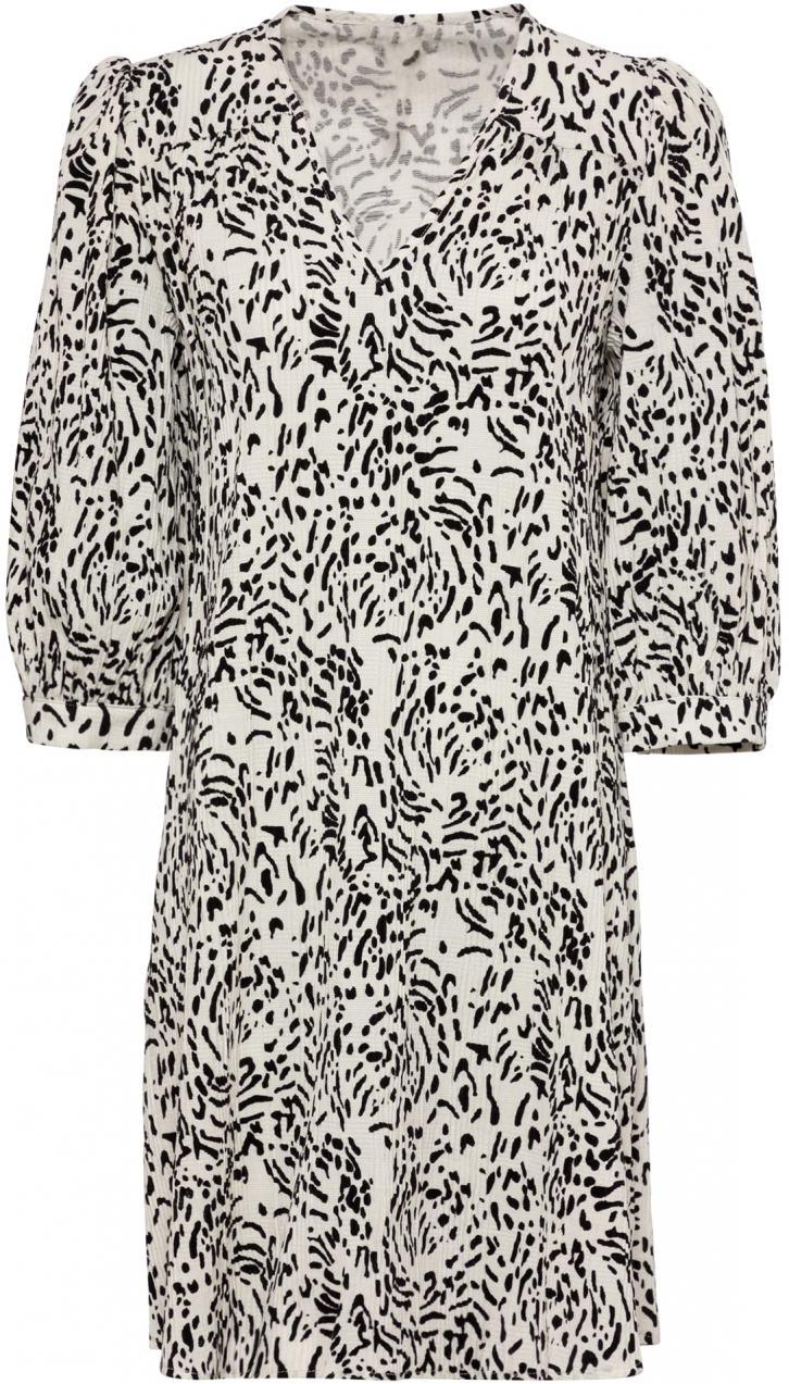 OBJECT Šaty 'OBJAGNETA ELENI'  čierna / biela