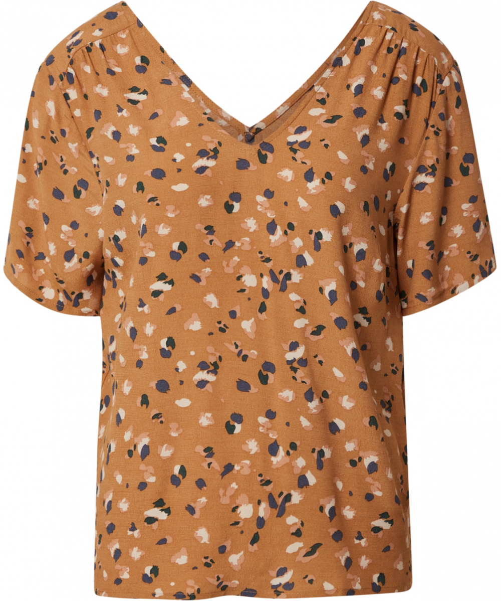 OBJECT Blúzka 'OBJNELLE'  svetlohnedá / zmiešané farby