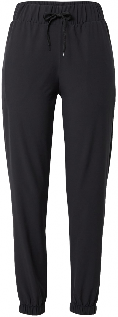 Athlecia Športové nohavice 'Austberg'  čierna / biela