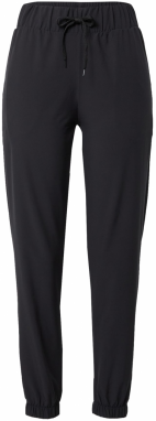 Athlecia Športové nohavice 'Austberg'  čierna / biela