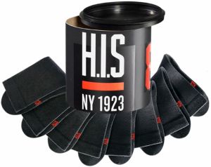 H.I.S Ponožky  čierna