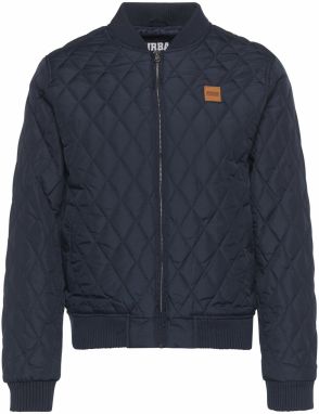 Urban Classics Prechodná bunda 'Diamond Quilt'  námornícka modrá