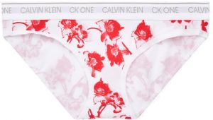 CALVIN KLEIN - CK ONE fashion flower print nohavičky