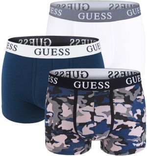 GUESS - 3PACK Guess modern color camouflage boxerky z organickej bavlny - limitovaná edícia