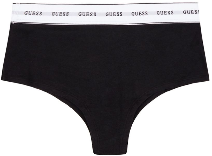 GUESS - organic cotton čierne francúzske nohavičky