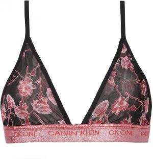 CALVIN KLEIN - CK ONE fashion glitter just rose amour black triangle podprsenka - special limited edition