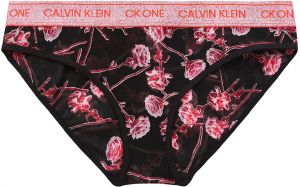 CALVIN KLEIN - CK ONE fashion glitter just rose amour black dámske nohavičky - special limited edition