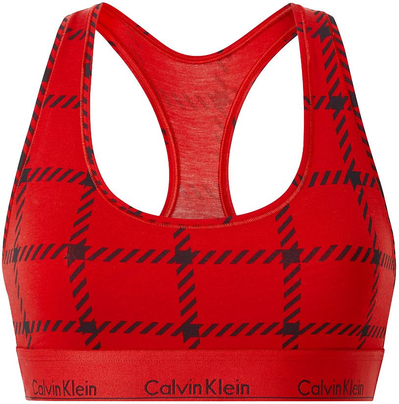 Calvin Klein - braletka Modern cotton red graphic print - special limited edition