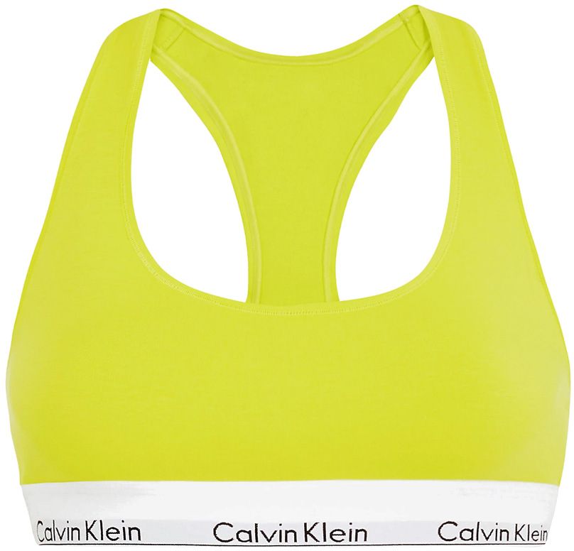 CALVIN KLEIN - braletka Modern cotton yellow citrus - special limited edition